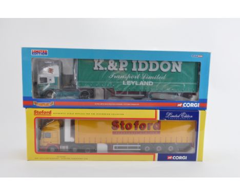 Corgi 1/50 Diecast Truck Models including K&P Iddon plus Stoford issues. E to NM in VG Boxes. (2)