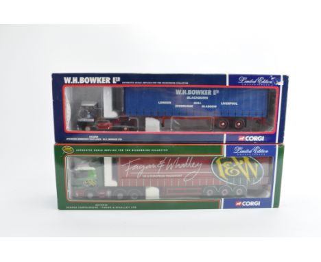Corgi 1/50 Diecast Truck Models including WH Bowker and Fagan and Whalley issues. E to NM in G Boxes. (2)