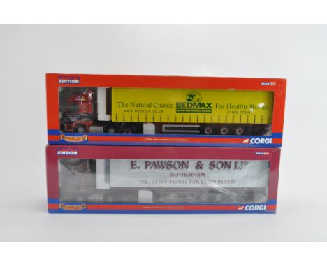 Corgi 1/50 Diecast Truck Models including Bedmax and E Pawson issues. E to NM in VG Boxes. (2)
