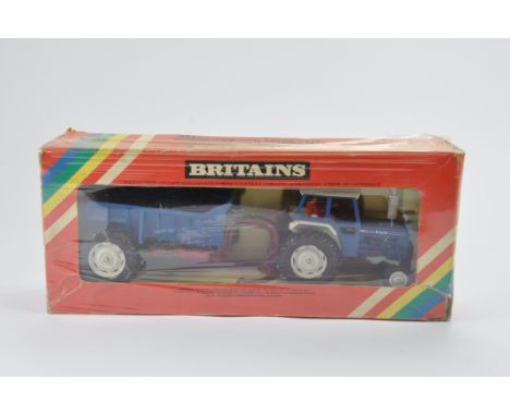 Britains Ford 6600 Tractor with Rear Dump Trailer Set. NM to M in G Box.