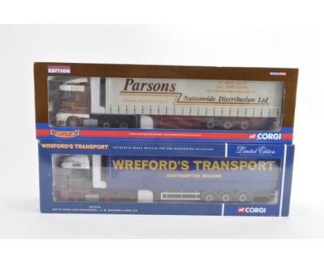 Corgi 1/50 Diecast Truck Models including Parsons and Wrefords issues. E to NM in VG Boxes. (2)