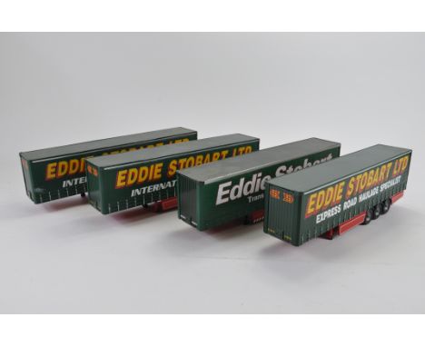 Corgi 1/50 Eddie Stobart Trailer Group. VG to E. (4)