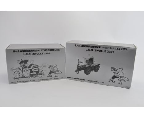 Siku 1/32 2007 Deutz Fahr K110 Tractor plus 2001 Claas Xerion 2500. LCN Special Editions. M in E Boxes. (2)
