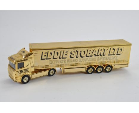 Corgi 1/50 scale Eddie Stobart Scania Golden Edition. E to NM. Comes with box.