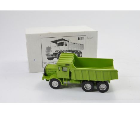 Extremely rare 1:50 scale ATM Resin and White Metal Hand Built model of a ISCO Cline 40T Dump Truck. Very Fragile. NM. 