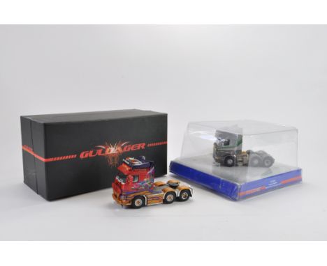 WSI 1/50 Guldager Sweet Candy Truck plus Corgi Scania Topline. VG to E in Boxes. (2)