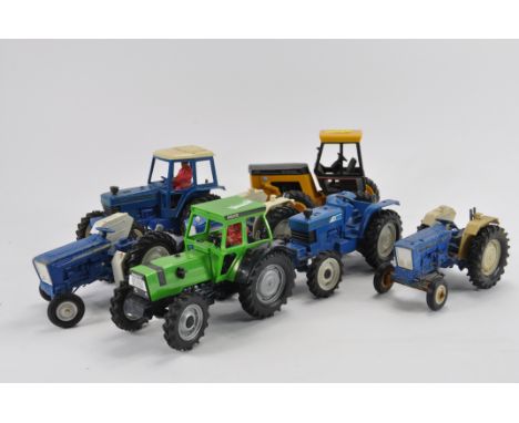 Group of unboxed Tractor Models from mainly Britains. F only. (7)