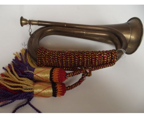 Military brass bugle