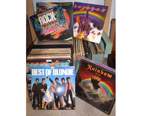 Vinyl Records, Rock and Heavy Metal including, Iron Maiden, Rainbow, Yes, David Bowie, Led Zeppelin, Deep Purple, Status Quo,
