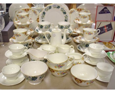 Table China - a Queen Anne coffee service; others, Windsor, etc.; quantity