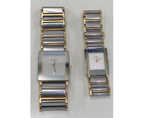 Ladies and gents Rado Diastar wristwatches 