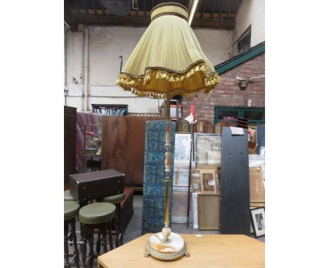 ONYX STANDARD LAMP AND SHADE 