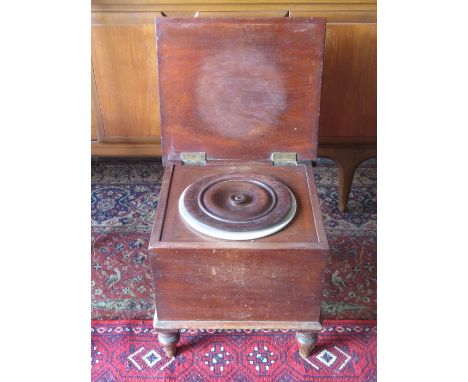 MAHOGANY COMMODE 