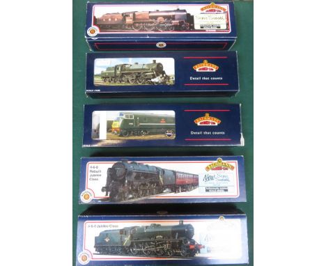 FIVE BACHMANN BOXED LARGER LOCOMOTIVES, UNTESTED 