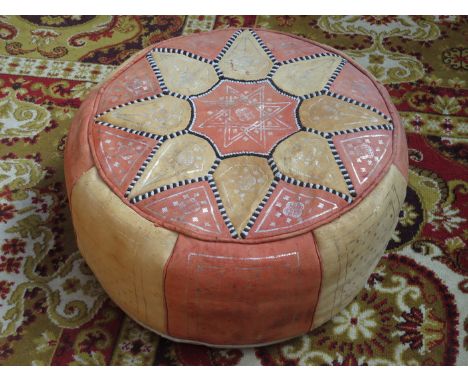 MIDDLE EASTERN STYLE CIRCULAR POUFFE 