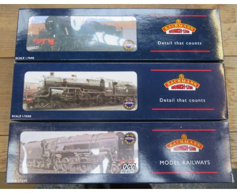 THREE MODERN BLUE BOX BACHMANN LOCOMOTIVES, UNTESTED