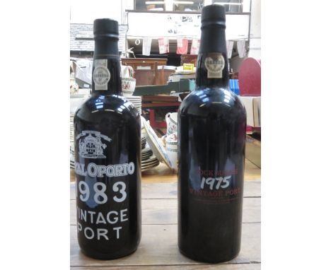 TWO BOTTLES OF VINTAGE PORT 