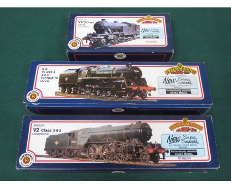 THREE BACHMANN OO SCALE STEAM LOCOMOTIVES, BOXED AND UNTESTED 