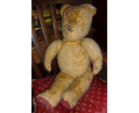 Large vintage teddy bear, approx. 2ft long