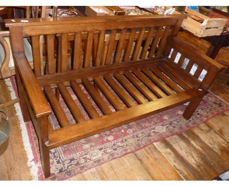 Cratsman made oak bench