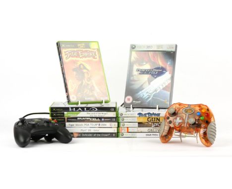 Xbox gaming variety bundle (PAL) [13] Xbox games include: Jade Empire [Limited Edition], Halo, The Lord of the Rings: The Two