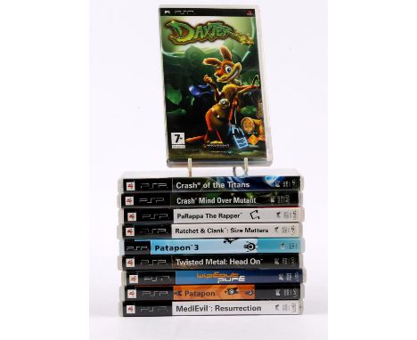 PlayStation Portable (PSP) Classics bundle [10] Includes: PaRappa the Rapper, Crash: Mind Over Mutant, Crash of the Titans, D
