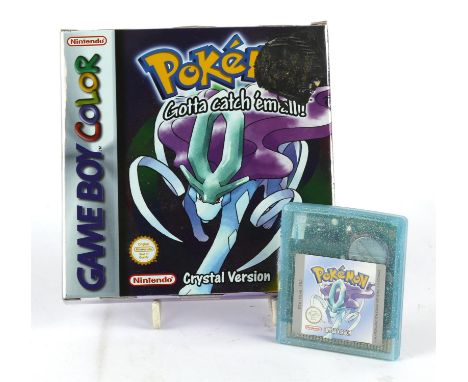 Nintendo Game Boy Colour Pokémon Crystal (PAL) Game is the UK box and cartridge is Australian Game is boxed, without its manu