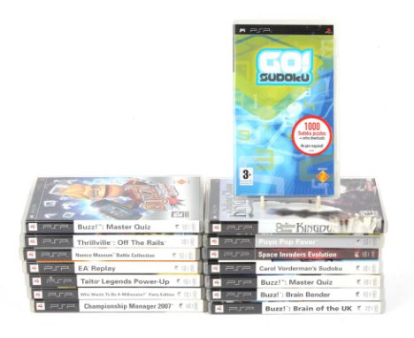 PlayStation Portable (PSP) Multiplayer Variety bundle [15] Includes: Championship Manager 2007, Who Wants to be a Millionaire