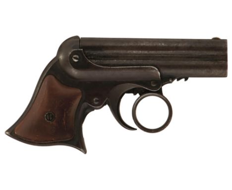 A .32 RIMFIRE OBSOLETE CALIBRE REMINGTON ELLIOTT DERINGER OR "PEPPERBOX", 3.5inch sighted barrels stamped with the manufactur