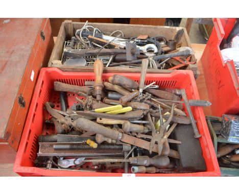Two Crates of Hand Tools etc. 
