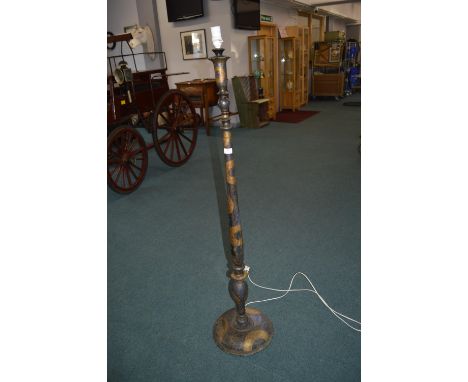 Painted Decorative Standard Lamp Base