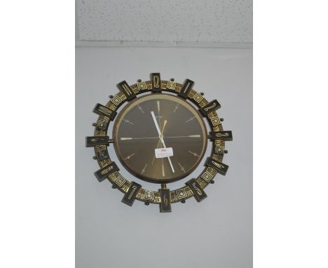 Retro Metamec Wall Clock 