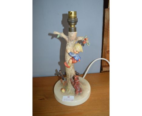 Goebel Pottery Table Lamp Base 