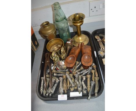 Small Collectibles Including Chess Set, Brassware, Bottles, etc. 