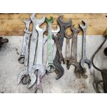 (12) Combination Wrenches, Up To 50 MM