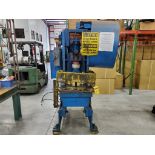 Heim No. 3 OBI Punch Press, S/N 2316, 24" x 15" Table, Safety Cage