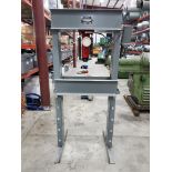 Carolina 50-Ton Hydraulic H-Frame Shop Press, Model CBP-1200, S/N 5303, 26" Window, Adjustable Bed H