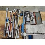3/4" Dive Handles, Socket Wrench, Extensions, 1/2" Drive Socket Sets