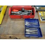 Set Of 1/4"-1" Butterfly Bit Set, Toolbox / Hand Tools, Hand Taps, Picks, File, & Misc.