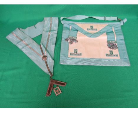 Masonic apron and sash