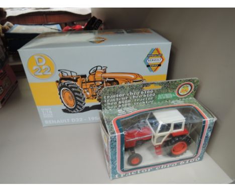 A Series Legende 1:16 scale die-cast, Renault D22 - 1956, in original box and a Joal die-cast tractor  EBRO 6100, in original