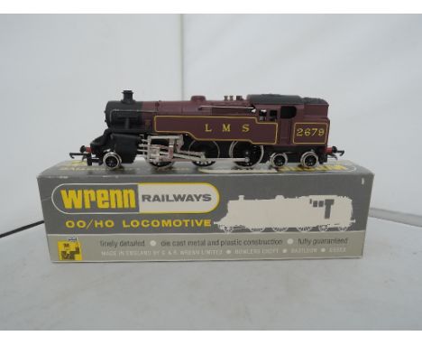A Wrenn 00 gauge 2-6-4 tank engine 2679 L.M.S in maroon livery and in original box W2219 packer 3 81043