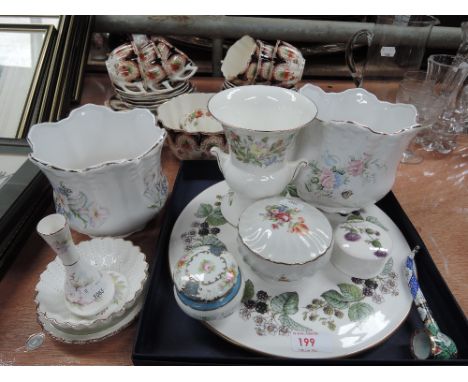A selection of ceramisc including Royal Worcester