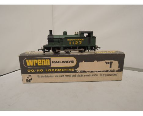 A Wrenn 00 gauge 0-6-0 tank engine 1127 in S.R. green livery and in original box W2207