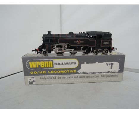 A Wrenn 00 gauge 2-6-4 tank engine 80033 L.M.S in black livery and in original box W2218 