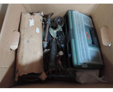 A box of tools etc