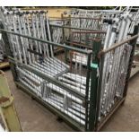 23x 1 Rung scaffold frames - L 1400 x W 100 x H 1420 - L 1250 x W 180 x H 920mm