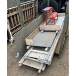 Scaffolding platform with toe boards - 5 pieces