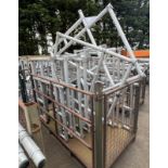 19x Scaffold frames in various styles- L 1060 x W 100 x H 1450mm