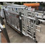 Scaffolding ladder frames mixed sizes - 12 pieces